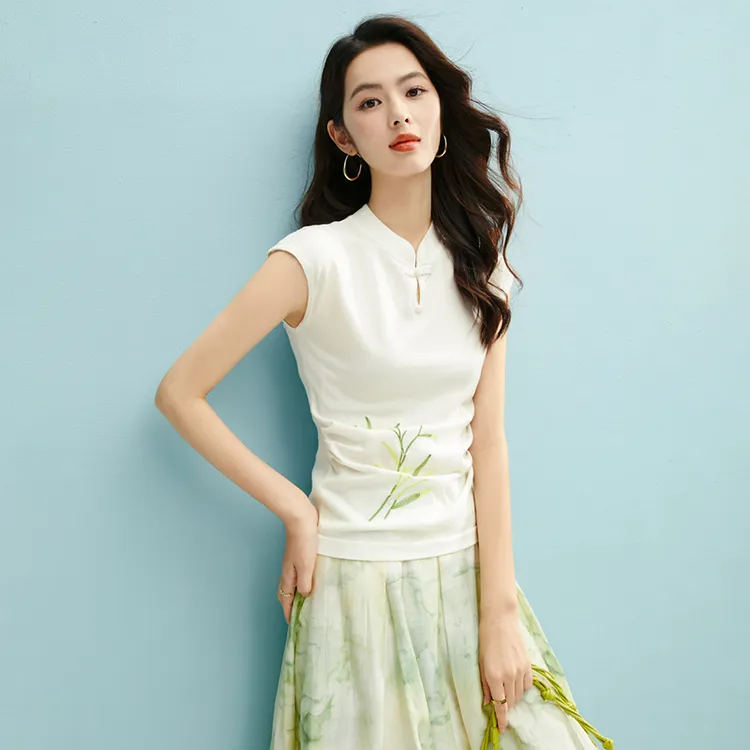 晚白【新品】2025上衣针织衫女25030390