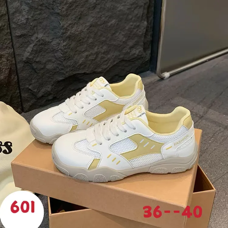 时尚休闲鞋休闲鞋拼色牛筋底透气德训鞋夏季厚底复古