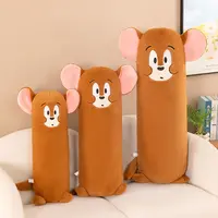 可爱毛绒玩具杰瑞老鼠抱枕1个【65cm】（手工测量误差3-5cm）