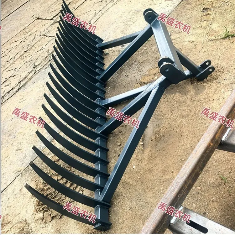 新款锰钢搂草耙子 搂地膜神器 拖拉机搂地膜耙子 搂秸秆耙子 包邮