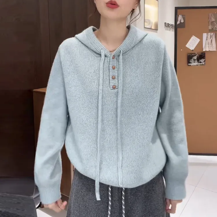 假两件针织长袖女2025秋季洋气时尚小个子外穿显瘦洋气上衣高级感