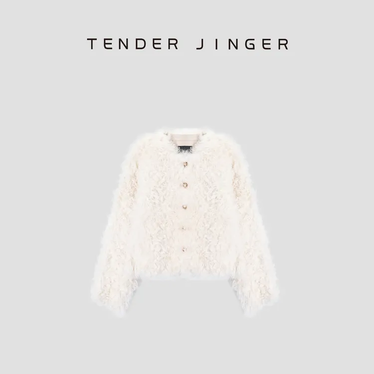 Tender Jinger｜线下专供气质保暖羊毛皮毛一体皮草外套T54YLY670Y