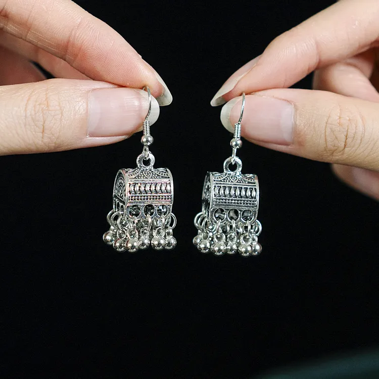 S22原创气质时尚百搭复古手工民族风个性波西米亚耳环