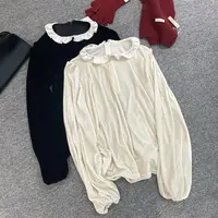 FUJIA STYLE新款气质休闲百搭时尚舒适木耳边衬衫SR231