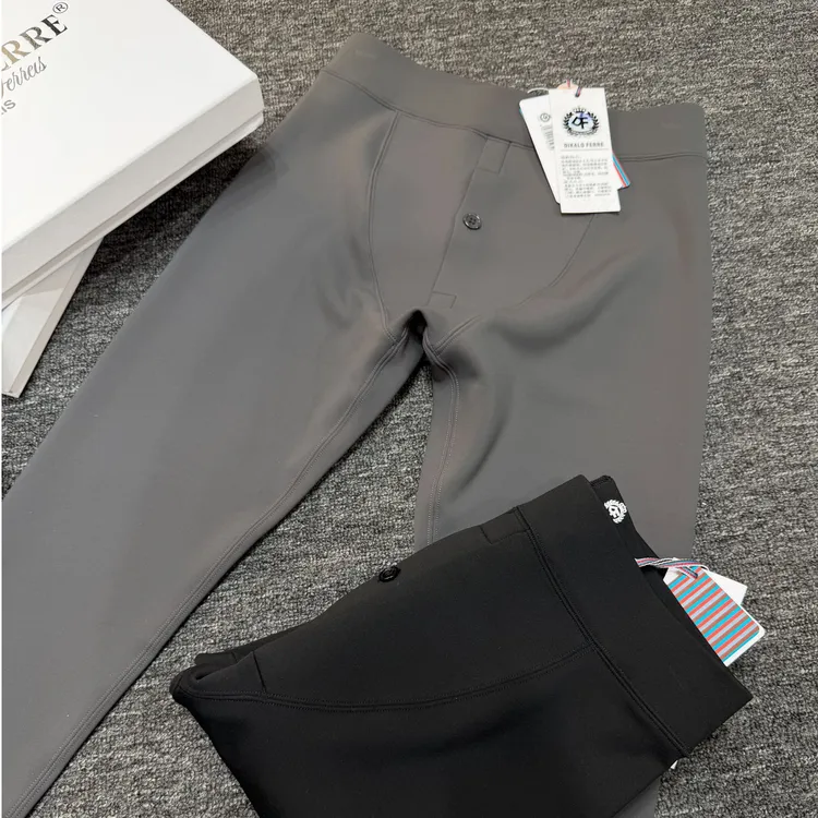 DIKALO FERRE/迪卡里奥 费雷D53XX737新款男士秋冬暖绒芭比裤修身