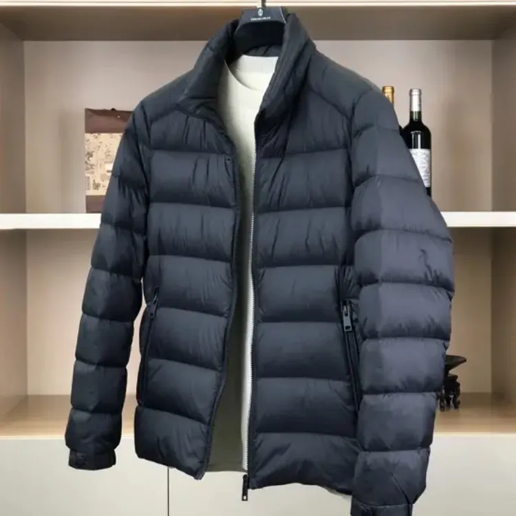 轻薄排骨羽绒服 光版小立领羽绒服男女同款