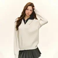 Ariseism  美式复古毛衣女秋季新款宽松上衣