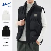 回力棉马甲男冬季外穿男款保暖棉坎肩青少年2025新款男士无袖棉服