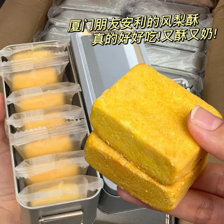 【铁盒装】追剧点心美味传统手凤梨酥工茶点福建特产厦门零食网红