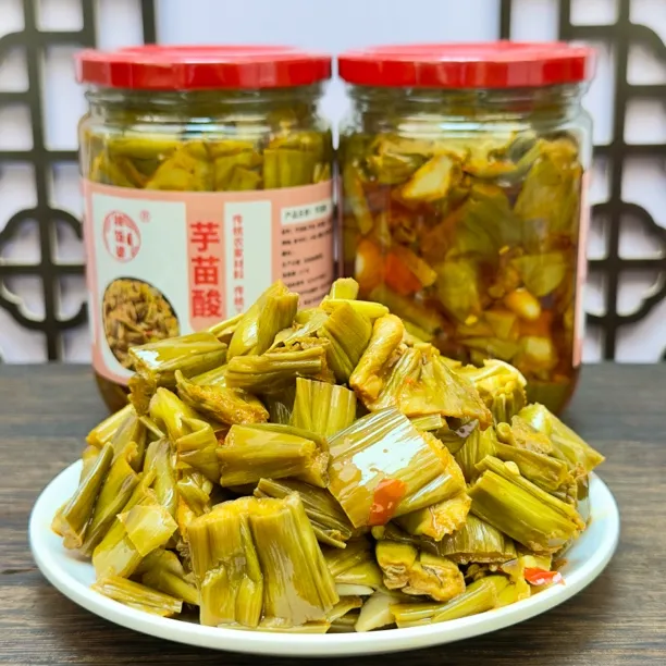 拌饭婆广西芋苗酸爽口传统酸辣腌制农家特产下饭菜