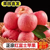 【头茬新果】陕西红富士苹果新鲜现摘脆甜多汁应季水果