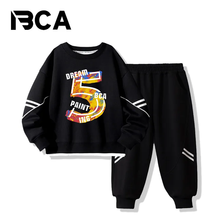 BCA中大童青少年男童潮酷穿搭春秋套装（S-002+TU-61+GN-3）