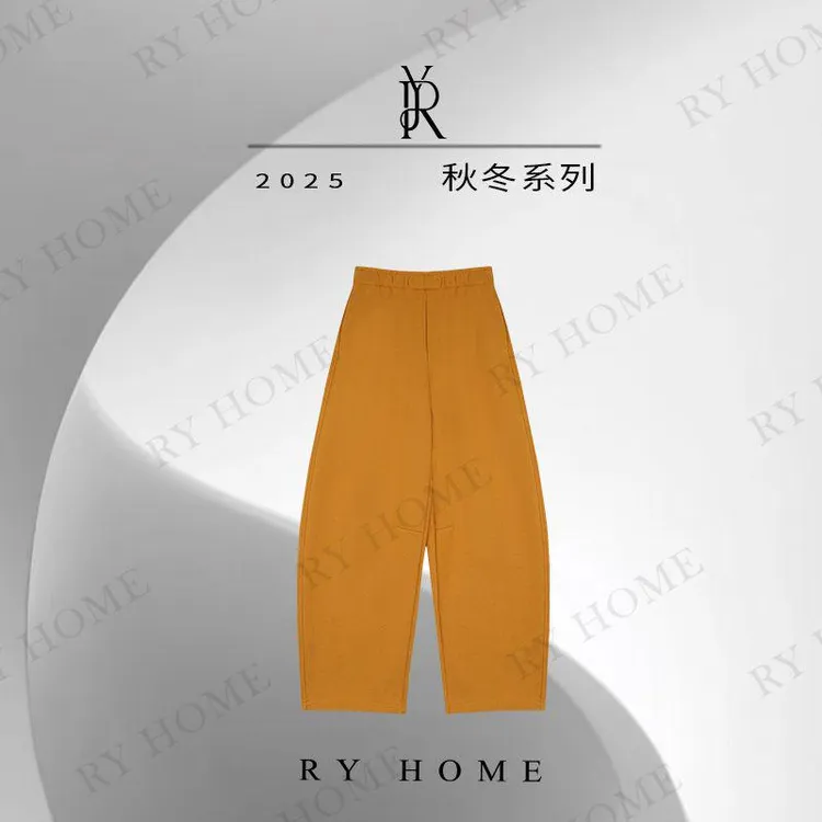 【容雨RYHOME】净版植绒弯刀休闲堆堆裤253K2834