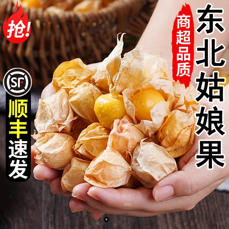 顺丰包邮东北姑娘果特甜大果灯笼果菇娘果香甜新鲜水果产地直发