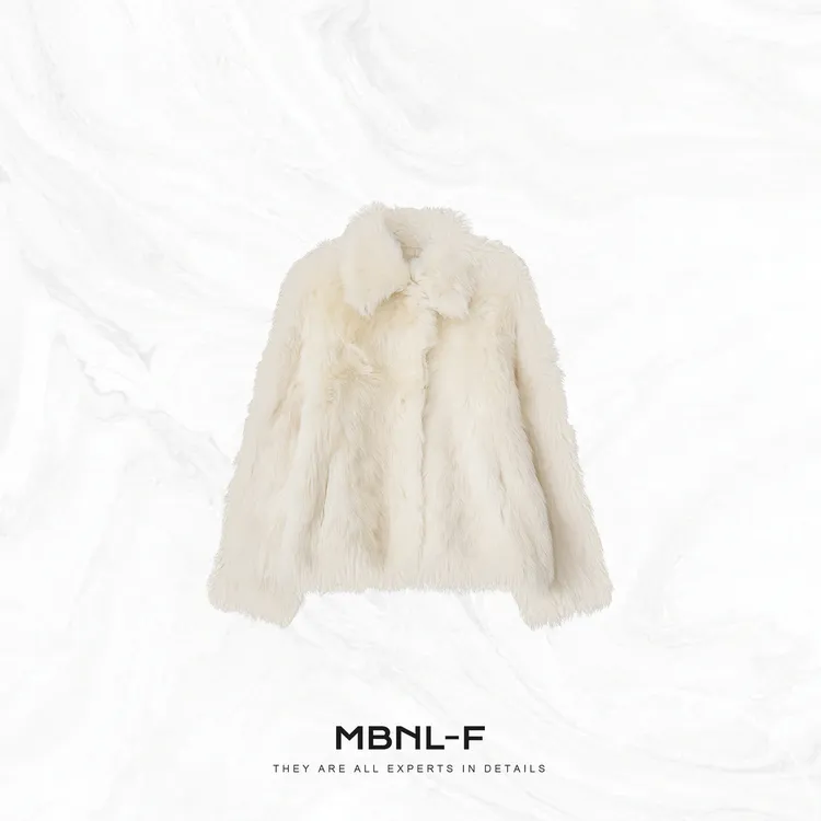 MBNL-F “雪肌托卡“ 蓬松云感托卡皮毛一体皮草 秦磊XM-XPC6088