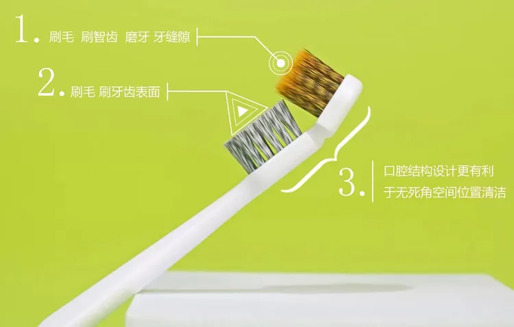 本款斜毛牙刷  防龋齿 预防牙周病 牙龈炎 保护牙釉质小头