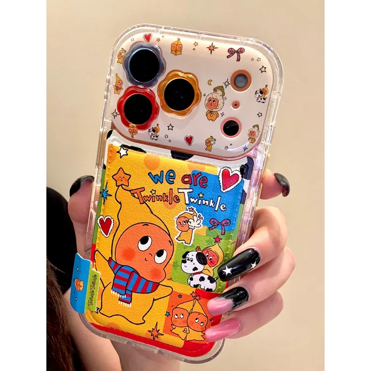 适用苹果iphone17promax可爱皮纹星星16pro卡通全包15ins14手机壳