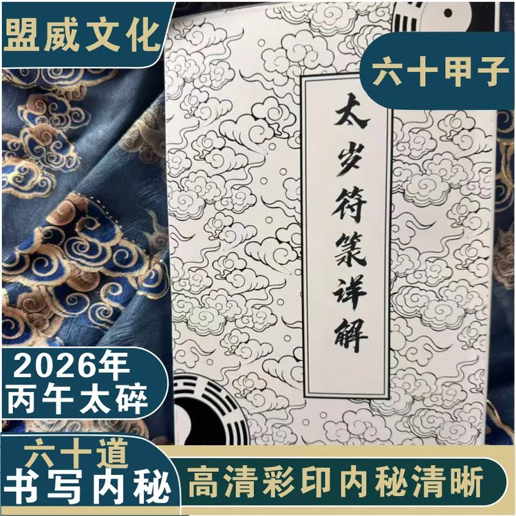 记事本太岁符箓详解资料笔记本（含2026丙午详解）