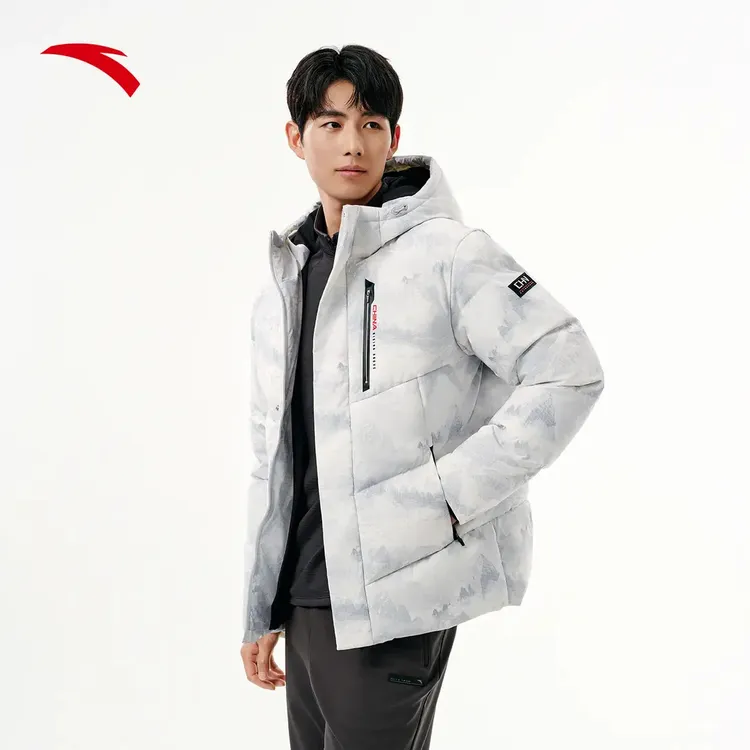 安踏冰甲羽绒 | 保暖防风抗撕裂男防泼水羽绒服新款加厚短款外套