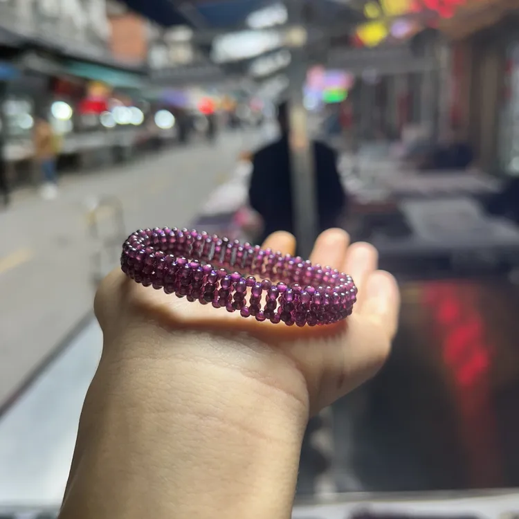 【潜珑】TY-0811石榴石高品质手工编织手牌多样性拍一发一