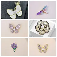 天然淡水珍珠胸针一枚