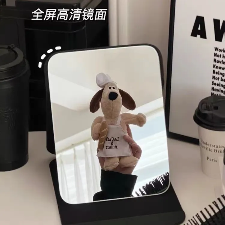 桌面镜学生宿舍通用双面折叠化妆镜台式梳妆镜化妆镜宿舍必备好物