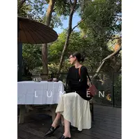 【LUMIEN 新品】柔软绵羊毛修身显瘦百褶裙LX5HRR066