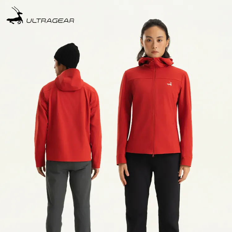 UltraGear优极 秋冬季隔冷防风保暖薄绒软壳跑步夹克男女款外套