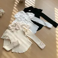 【绵绵】withpuji原创设计 sweet三色长袖德绒针织内搭秋冬