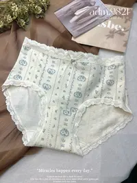 少女纯棉中腰透气抑菌三角内裤甜美日系风格