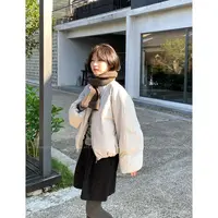 【芳龄F.LING】小云朵 百搭韩版小个子羽绒服FL01298