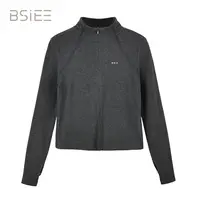 BSIEE/本涩针织时尚立领修身长袖打底