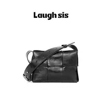 【笑毒毒定制】全手编织-意大利bonaudo牛皮 6格豆腐包LS410B005