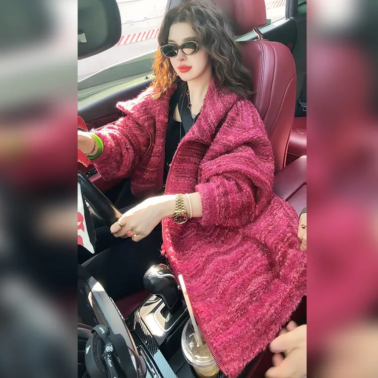 【Linda姐高端线】冬季新款时尚气质休闲百搭连帽外套AW5WWT0252