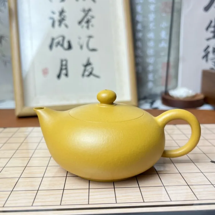 紫砂壶茶具潮州手拉泡茶朱泥手工 凤雏壶大红袍家用精美简约经典