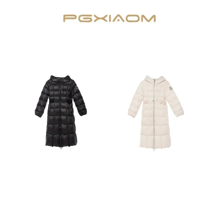 【PGXIAOM】润秀定制黑 白两色连帽 九分袖羽绒服外套YR10209
