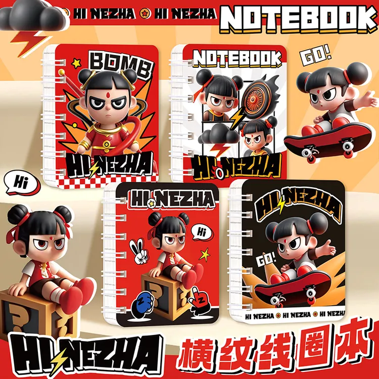 哪吒2魔童闹海笔记本本子单词本哪吒周边文具学生口袋本小本子