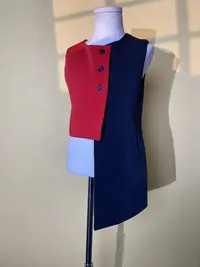 国庆之后发货鸳鸯马甲潮服多巴胺潮服模特走秀潮服时尚宝宝