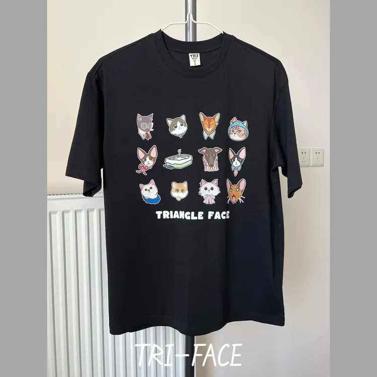 三角脸TRIANGLE FACE 我是铲屎官T恤 海柱铁军家2025新款