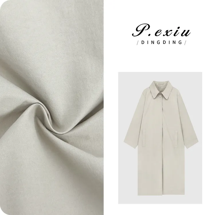 PanYiXiu/潘依绣【伦敦日记】极简廓形高级感气质风衣外套WH00376