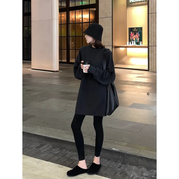 【老板周】轻柔舒适 冬季刚需百搭保暖加绒打底裤