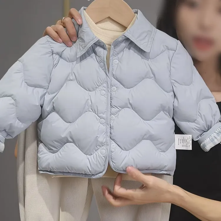 巴拉巴拉男孩女孩羽绒服中小童装秋冬季外套2025新款男宝女宝儿童