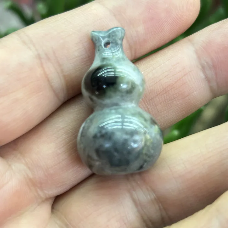 蓝田玉葫芦小吊坠高34直径20专柜正品源头厂家情侣礼物