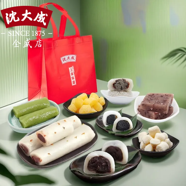 老上海特产沈大成条头糕网红糕点赤豆糕麻薯中华老字号