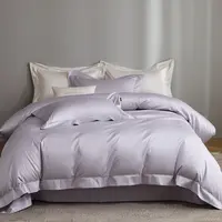 MARKCROSS雾奢缎高端100支双股四件套全棉床上用品被套床单四季款