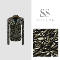 SONG-原创【云上香草】秋款重工拼接翻领设计轻奢显瘦上衣