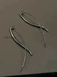 “天选伴侣”小众买手店设计师款多种佩戴方式ins风百搭时尚耳环