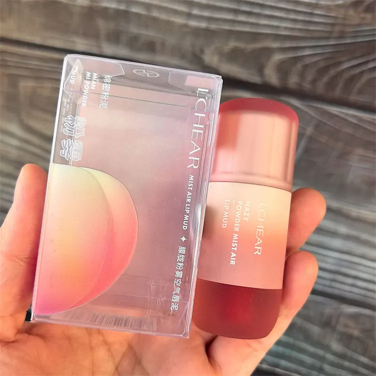 蕾琪朦胧粉雾粉嫩学生空气单色唇泥柔雾微哑棉密柔焦轻盈哑光雾面