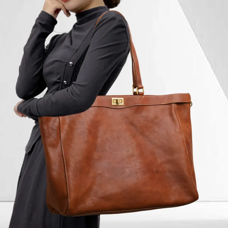 CCAMO托特包包女大容量出行方便高级感大包包慵懒风单肩包休闲包