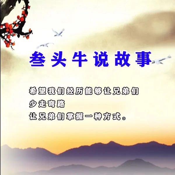 叁头牛分享自己的故事